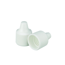 Wheaton W242520-A Dropper Tip Cap, 15-415, White, Case of 1,000