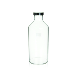 Wheaton 348528 Roller bottle With 51mm Black Phenolic Screw Cap With Shallow Skirt and White Styrene-butadiene Rubber