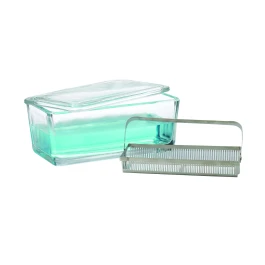 Wheaton 900403 Staining Dish with Cover, for 50 Slide, Case of 3