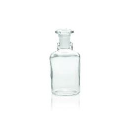 Wheaton W211734 Glass Dropping bottle With glass stopper, Clear, 50 mL, Case of 6