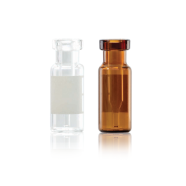 Wheaton W225225-01 LVI VIALS 12 x 32mm Crimp Top Convenience Packs, Amber, Case of 100