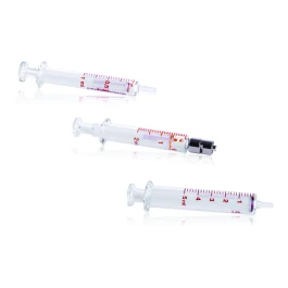 Wheaton W851002 SOCOREX DOSYS All-Glass Syringe, Glass Luer Nozzle, 0.2 - 5 mL, Case of 3