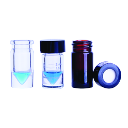 Wheaton W986336NG NextGen V Vial 2mL, Amber, Solid Top, Screw Cap, 20-400 Thread, PTFE / 14B Rubber, Case of 12