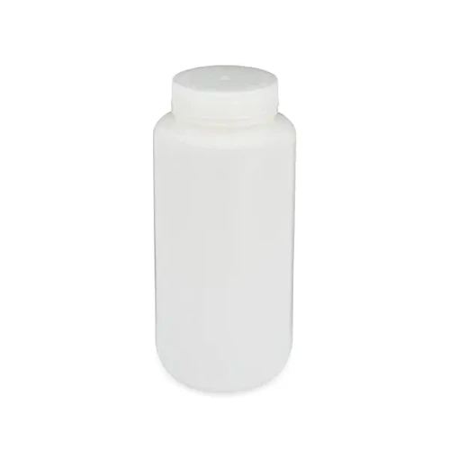 NEST 334401 1000 mL Wide Mouth Round Storage Bottle, Polypropylene (PP), Natural, Sterile, Leakproof Linerless Cap