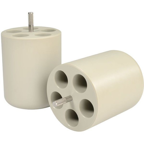OHAUS 30304370 Centrifuge Adapter for 5 x 10 mL Round-Bottom Tubes, 16 mm Diameter, Pack of 2