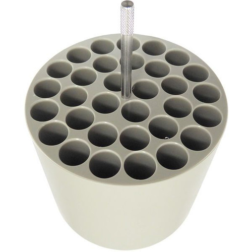 OHAUS 30553138 Centrifuge Rack for 32 x 7 mL Round-Bottom Tubes, 13 mm Diameter, Pack of 2