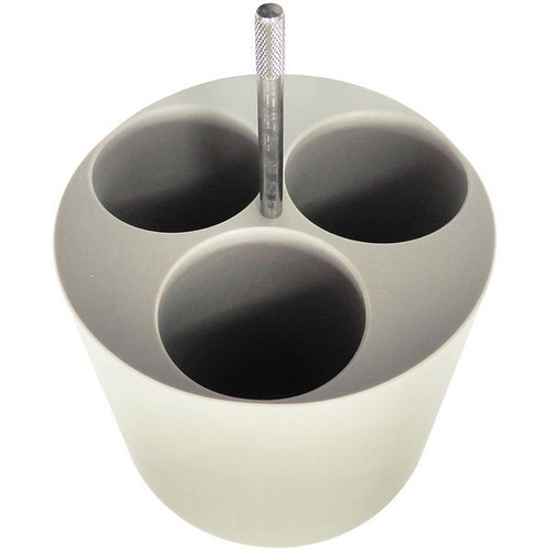 OHAUS 30553127 Centrifuge Rack for 3 x 100 mL Round-Bottom Bottles, 41 mm Diameter, Pack of 2