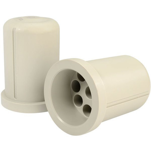OHAUS 30314855 Centrifuge Rack, 9 Places for 4.5 mL Flat-Bottom Tubes, 12 mm Diameter, Pack of 2