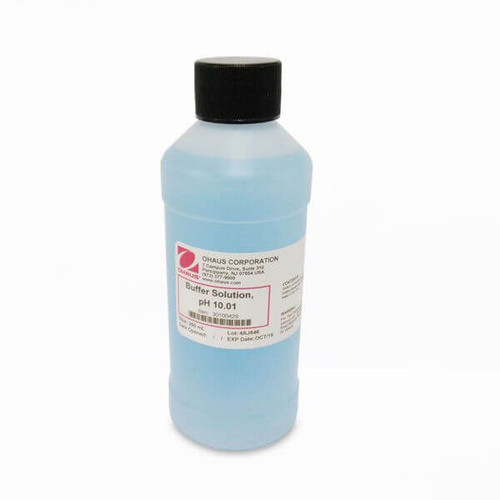 OHAUS 30100429 pH 10.01 Buffer Solution, 250 mL