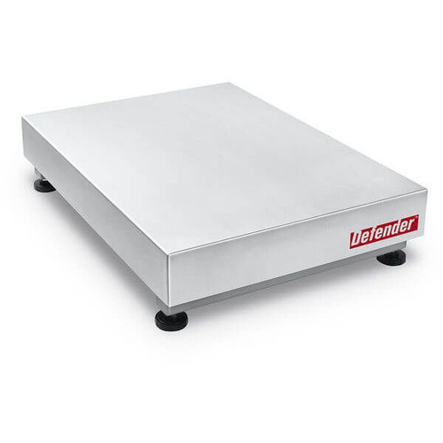 OHAUS 30683706 Defender 3000 Washdown Bench Scale Base i-D150C1X EZ, 300 lb x 0.05 lb, 25.6 x 19.7 in Platform