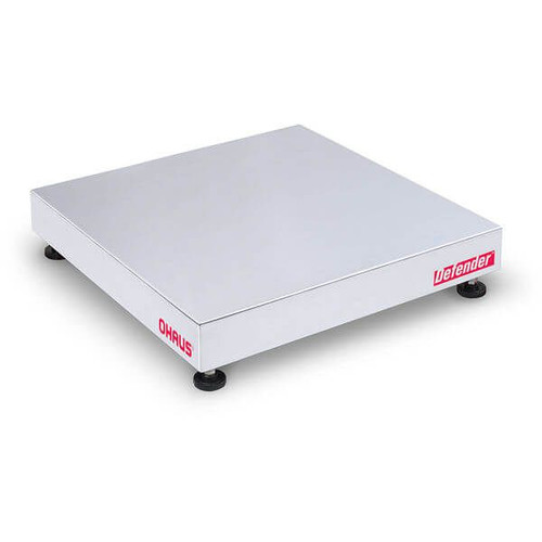 OHAUS 30419653 Defender 5000 R Series Bench Scale Base D250RQV, 500 lb x 0.02 lb, 24 x 24 in Platform