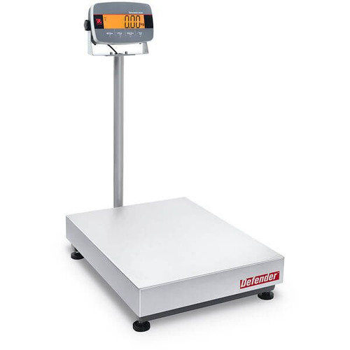 OHAUS 30685193 Defender 3000 Bench Scale i-D33P150B1X2 AM, 300 lb x 0.05 lb, 25.6 x 19.7 in Platform