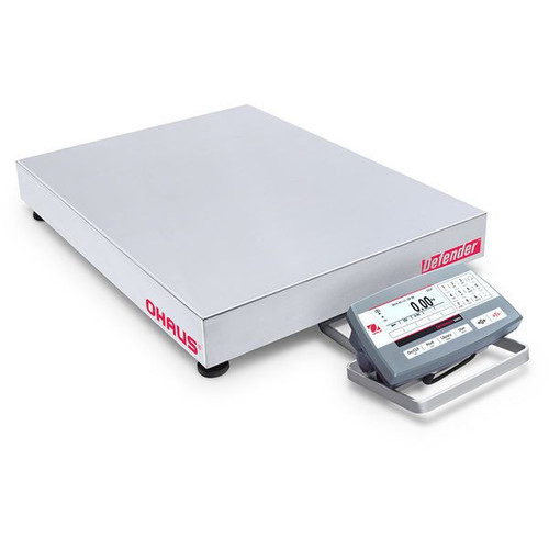 OHAUS 30461657 Defender 5000 Bench Scale D52P125RTX5, 250 lb x 0.01 lb, 24 x 18 in Platform