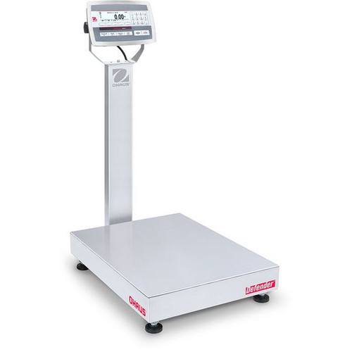 OHAUS 30461698 Defender 5000 Bench Scale D52XW125RTX2, 250 lb x 0.01 lb, 24 x 18 in Platform