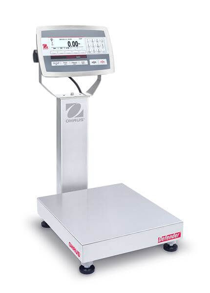 OHAUS 30461693 Defender 5000 Bench Scale D52XW25RTR1, 50 lb x 0.002 lb, 14 x 12 in Platform
