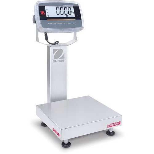 OHAUS 30626682 Defender 6000 Hybrid Bench Scale i-D61PW12WQR6, 25 lb x 0.001 lb, 12 x 12 in Platform, with Column