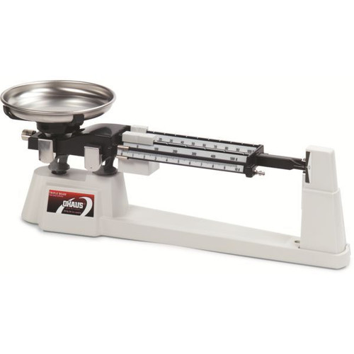 OHAUS 80000031 Triple Beam Balance 710-T0, 610 g x 0.1 g, Removable Stainless Steel Pan, with Tare Beam