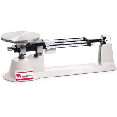 OHAUS 80252052 Triple Beam Junior Balance TJ611, 610 g x 0.1 g, Stainless Steel Pan