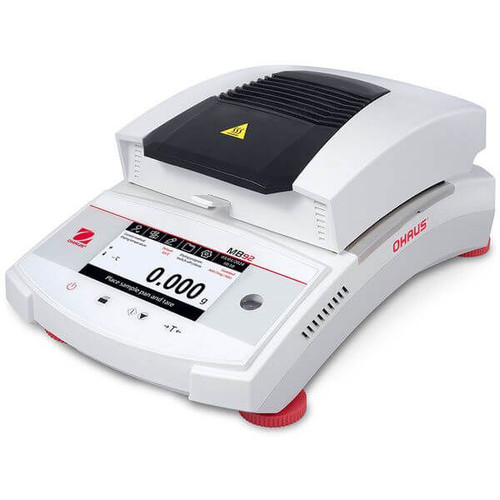 OHAUS 30971930 MB92 Moisture Analyzer, 110 V, 90 g x 1 mg/0.01%, Carbon Fiber IR Heater