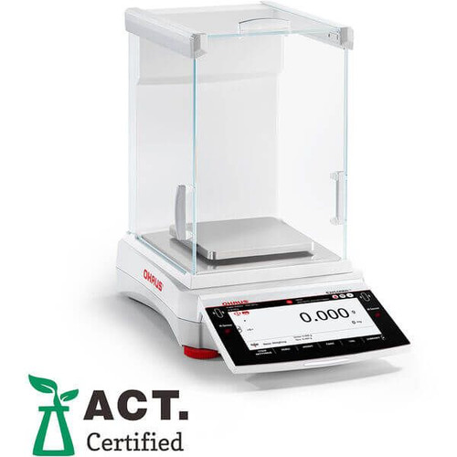 OHAUS 31059216 Explorer EXR Precision Balance EXR1203, 1,200 g x 1 mg, AutoCal Internal Calibration