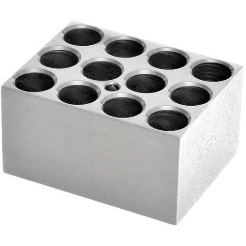 OHAUS 30400195 Dry Block Heater Module Block, 17-18 mm Tubes, 12 Wells