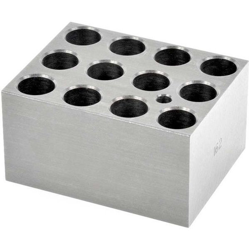 OHAUS 30400153 Dry Block Heater Module Block, 15/16 mm Tubes, 12 Wells