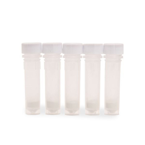 OHAUS 30391402 Lysing Bead Tubes, 2 mL, 100 µm Zirconium Oxide Beads for Bacteria, White Cap, Box of 100