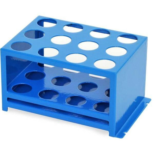 OHAUS 30400120 Test Tube Rack for Shakers, 12 x 50 mL Centrifuge Tubes, PVC-Coated Steel