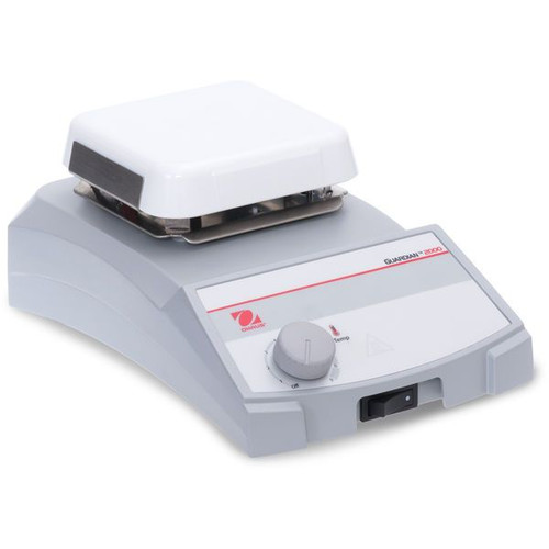OHAUS 30680262 Guardian 2000 Hotplate e-G21HP04C, 4 x 4 in Ceramic Top, 70-500°C, 120V