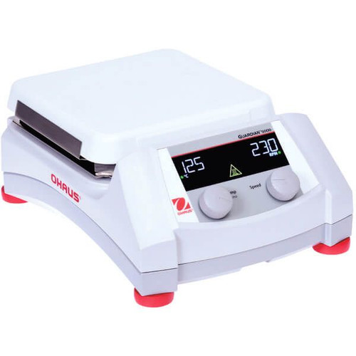 OHAUS 30500520 Guardian 5000 Hotplate Stirrer e-G51HS07C, 7 x 7 in Ceramic Top, 500°C, 60-1600 rpm, 120V
