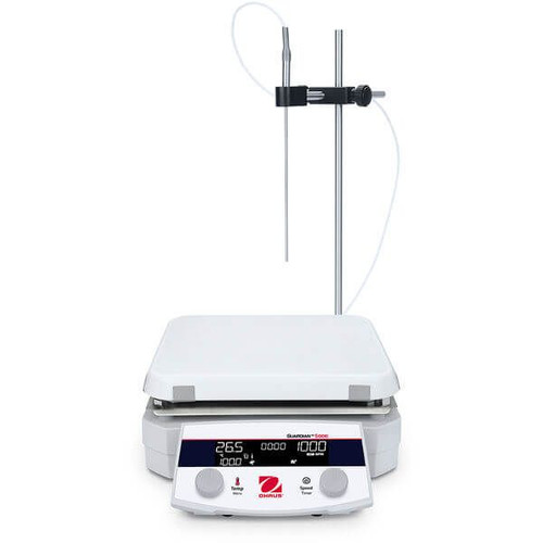 OHAUS 30981782 Guardian 5000 Hotplate Stirrer e-G52HS10C AM -K1, 10 x 10 in Ceramic Top, 22 L, 50-1800 rpm, 120V