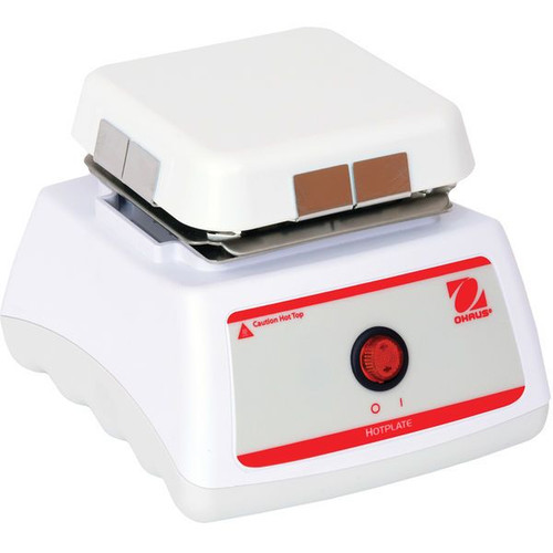 OHAUS 30392031 Mini Hotplate HSMNHP4CFT, Fixed Temperature, 4 x 4 in Ceramic Top Plate, 120 V
