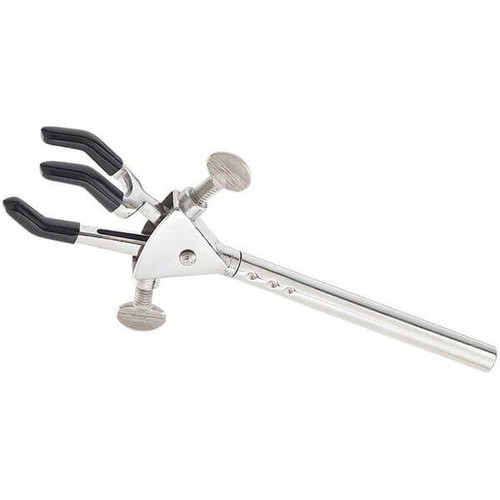 OHAUS 30392353 Multi-Purpose Extension Clamp CLM-MULTI3DSM, 3-Prong Dual Adjust, Stainless Steel, Medium, 0-69 mm Grip