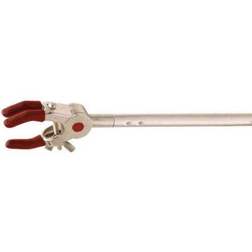OHAUS 30392254 Ultra Multi-Purpose Extension Clamp CLM-ULTRA3SZS, 3-Prong Single Adjust, Nickel-Plated, Small