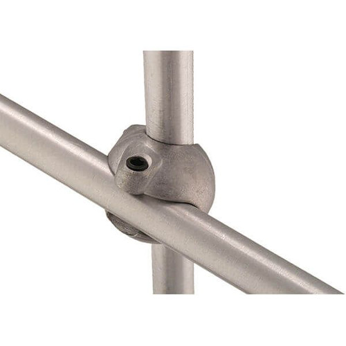 OHAUS 30392255 Lattice Connector CLC-LTTCEA, Aluminum, Fixed 90°, for Rods up to 13 mm