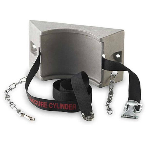 OHAUS 30400029 Gas Cylinder Chain Support CLR-717M, Cast Aluminum, for Compressed Gas Cylinders
