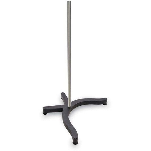 OHAUS 30392338 Support Stand with Rod CLR-STRODC102, Stainless Steel, 40 in (102 cm) Rod, 12 x 16.5 in Base