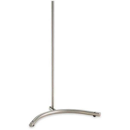 OHAUS 30400034 Support Stand with Rod CLR-STRODS122, Stainless Steel, 48 in (122 cm) Rod, 10.5 x 17.75 in Base