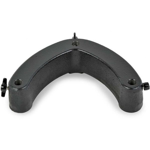 OHAUS 30392364 U-Shaped Support Stand Base CLR-UBASEC, Cast Iron, for Support Rods