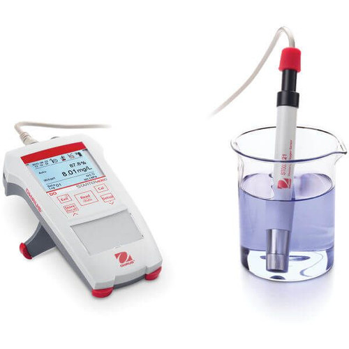 OHAUS 30378542 Starter 400D Optical Dissolved Oxygen Meter ST400D-G, with STDO21 Sensor, 0-20 mg/L