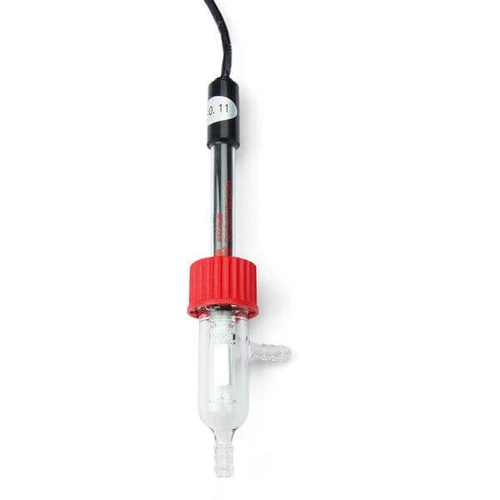 OHAUS 30681235 Starter Conductivity Electrode STCON8 with Flow Chamber, 0.055-300 µS/cm, Glass Shaft