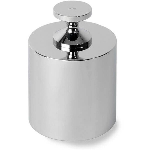 OHAUS 30391455 ASTM Class 1 Calibration Weight, 20 kg, Two-Piece, with Accredited Calibration Certificate