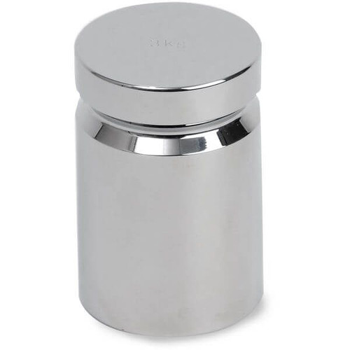OHAUS 30391531 ASTM Class 1 Calibration Weight, 3 kg, Two-Piece EB Cylindrical, with Accredited Calibration Certificate