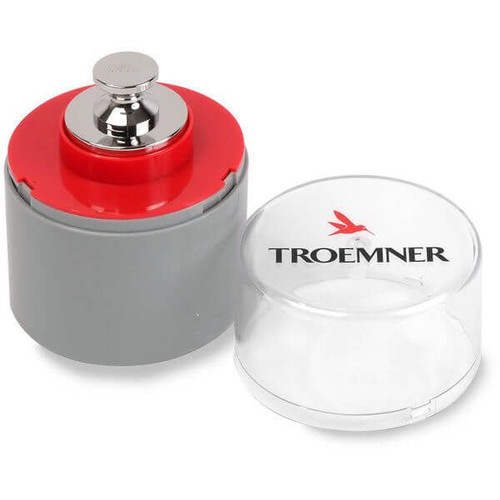 OHAUS 30391449 ASTM Class 1 Calibration Weight, 500 g, Two-Piece Knob Style, with Accredited Calibration Certificate