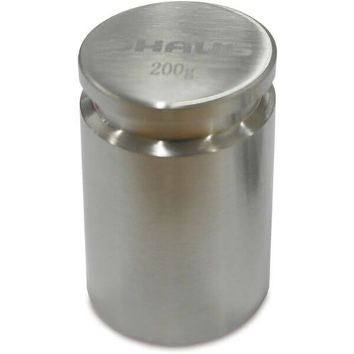 OHAUS 80850125 ASTM Class 6 Cylindrical Weight, 200 g, Body
