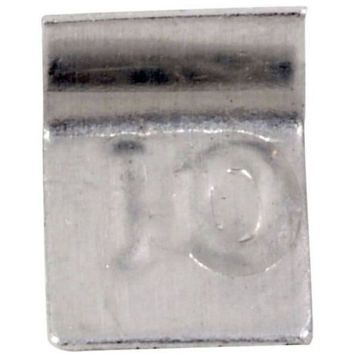 OHAUS 30391035 ASTM Class 7 ECON Weight, 10 mg, One-Piece Flat, with Non-Accredited Calibration Certificate
