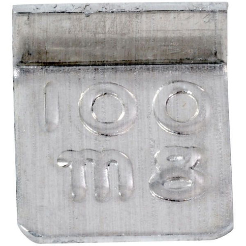OHAUS 30391032 ASTM Class 7 ECON Weight, 100 mg, One-Piece Flat, with Non-Accredited Calibration Certificate