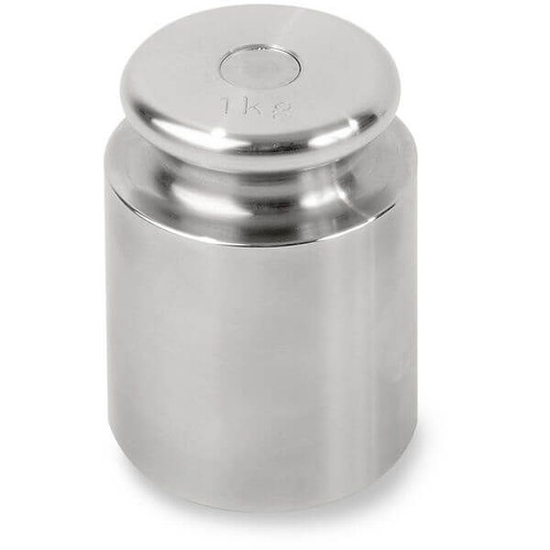 OHAUS 30391020 ASTM Class 7 ECON Weight, 1,000 g, Two-Piece Cylindrical, with Non-Accredited Calibration Certificate