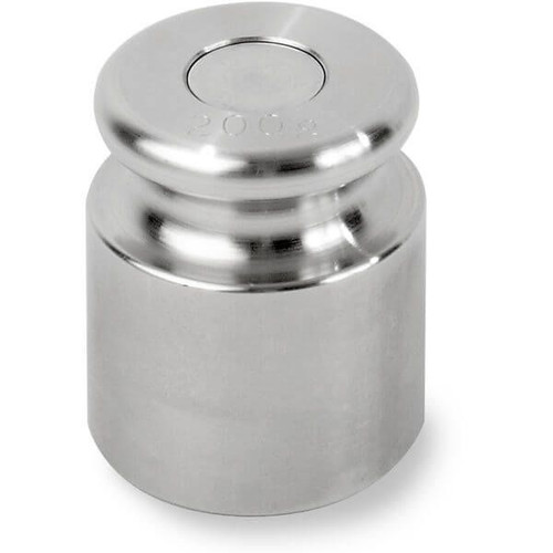 OHAUS 30391022 ASTM Class 7 ECON Weight, 200 g, Two-Piece Cylindrical, with Non-Accredited Calibration Certificate
