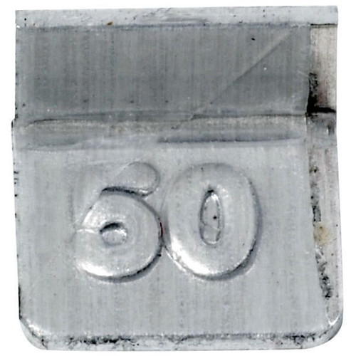 OHAUS 30391033 ASTM Class 7 ECON Weight, 50 mg, One-Piece Flat, with Non-Accredited Calibration Certificate